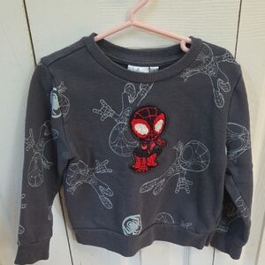 Marvel Dark Gray Spider-Man Graphic Sweatshirt
